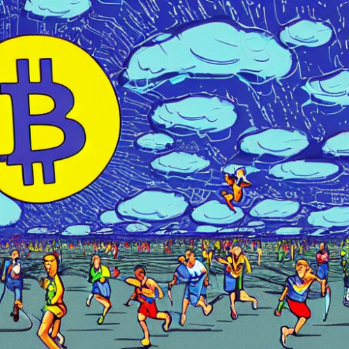 Bitcoin Cloud Wallpaper